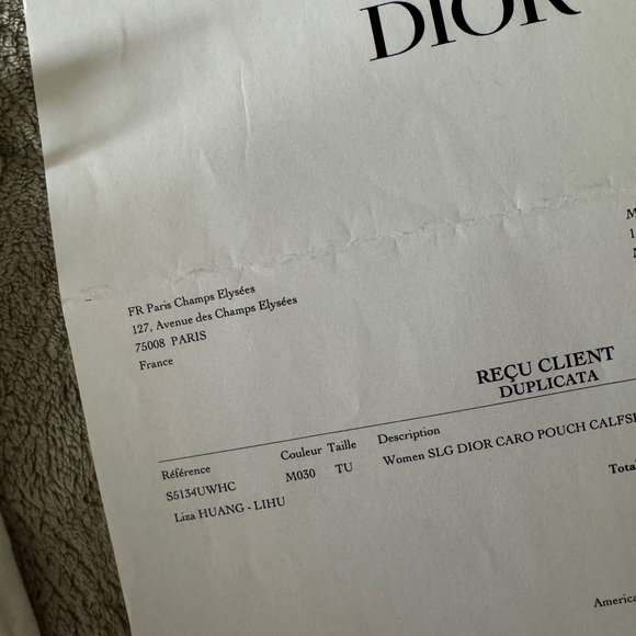 Dior caro pouch - Picture 8 of 9